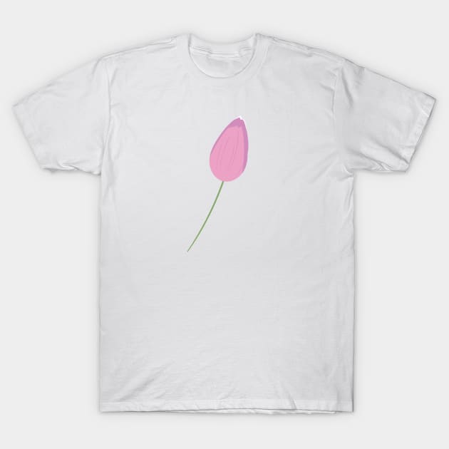 Pink Tulip T-Shirt by Madelyn_Frere